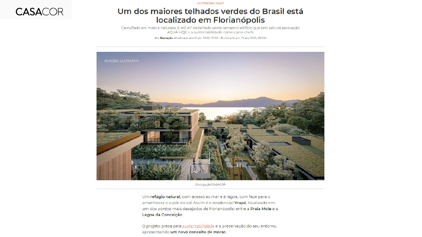 Um dos maiores telhados verdes do Brasil